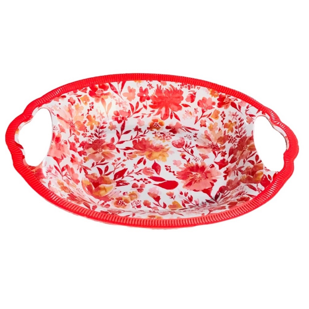 New The Pioneer Woman Floral Oval Serve Bowl
